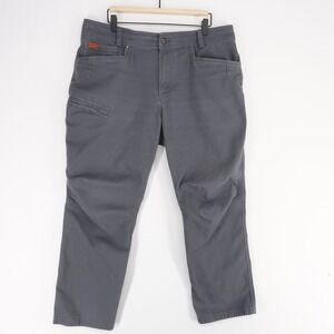 Brunt Torra Pants Mens 36x30 (36x27) Gray Work Stretch Utility Articulated